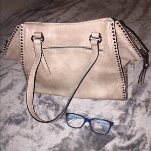 INC gray satchel